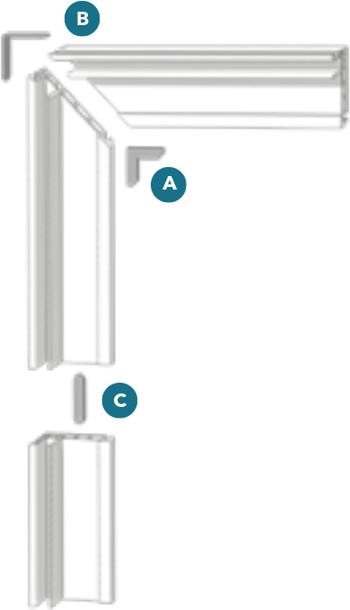 C1 Super — assemblaggio controtelaio vista 1